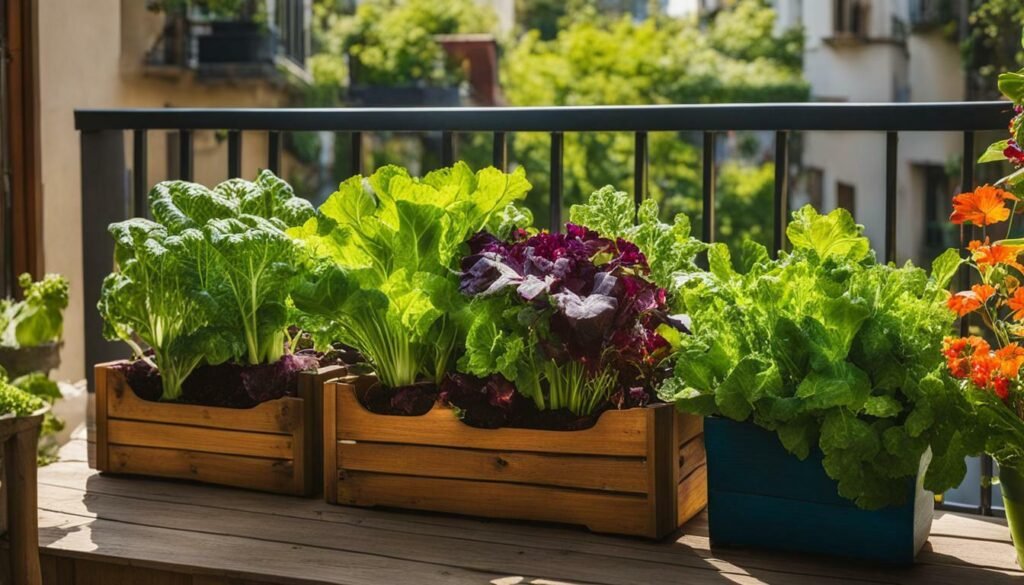 7 verduras en balcon