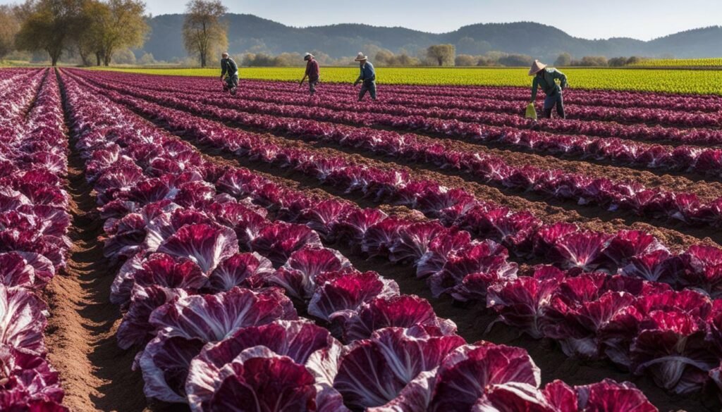 Cosecha del Radicchio