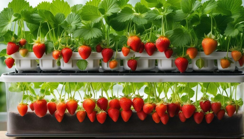 Producción de Fresas Hidropónicas en Casa