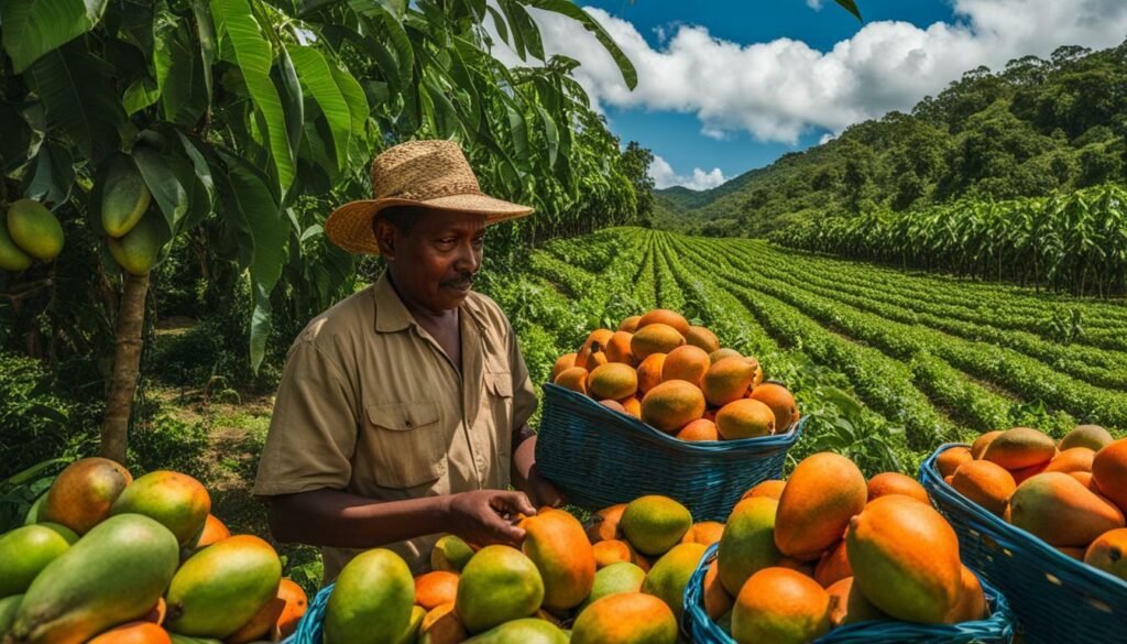 cosecha de mamey