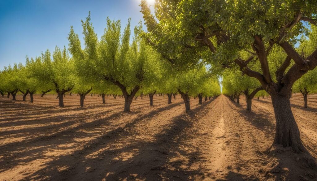 cultivo de almendra