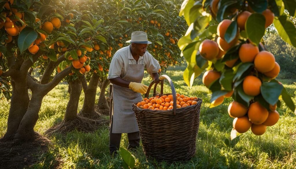 cultivo de caquis Florida