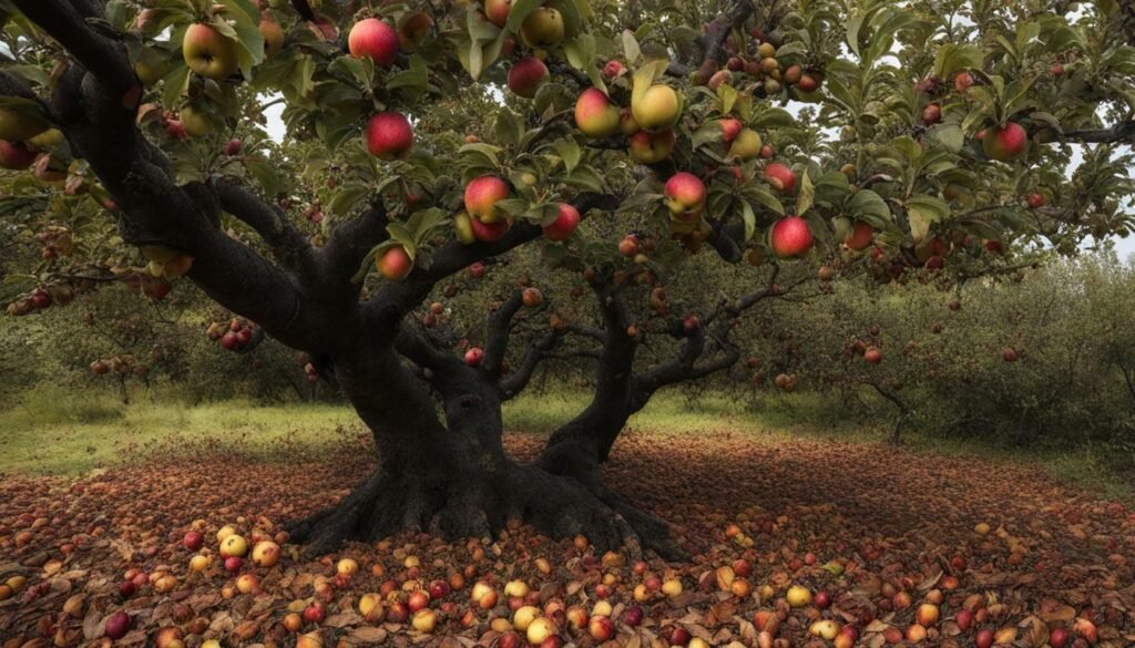 enfermedades en el cultivo de manzanas