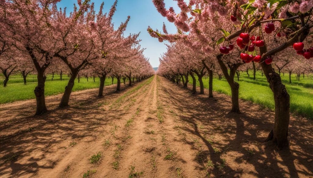 época de cultivo de cereza y momento de cosecha