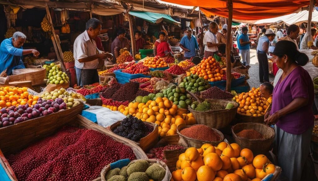 mercado de granadillas