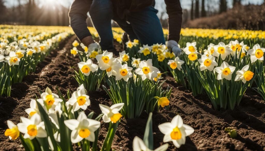 cultivo de narcisos