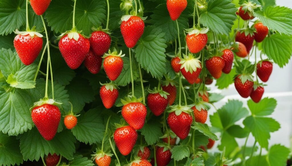 ventajas de plantar fresas en vertical